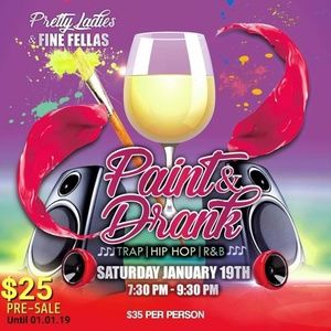 TICKET to Paint and Drank Event